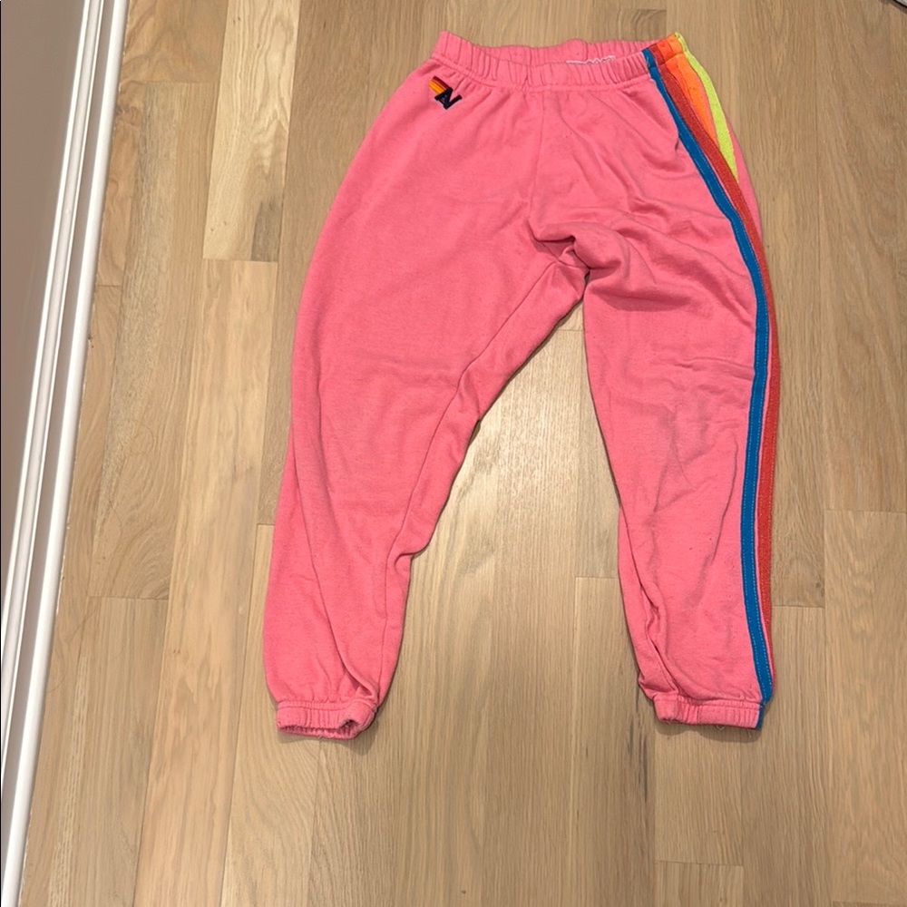 Pink Aviator Nation Joggers